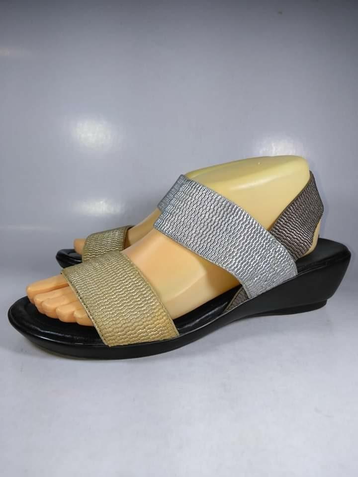 Leather Wedges Woman Shoes, Fesyen 