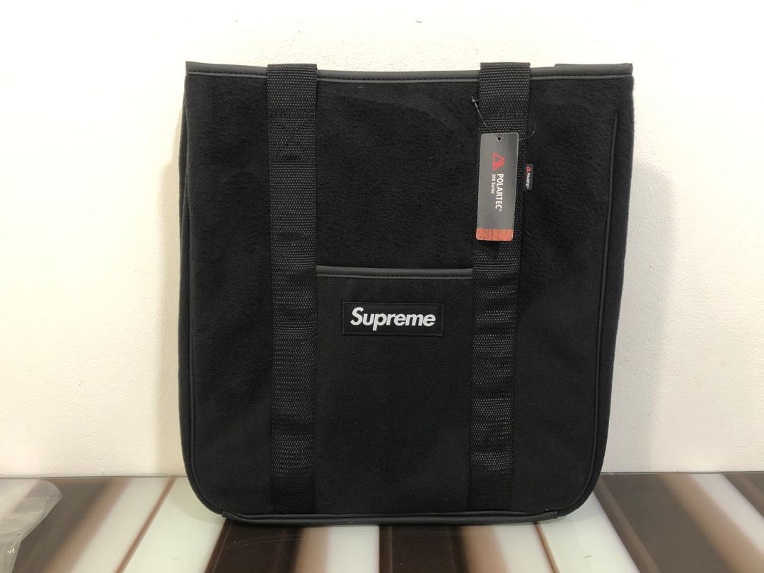 Supreme Polartec Tote Bag Black