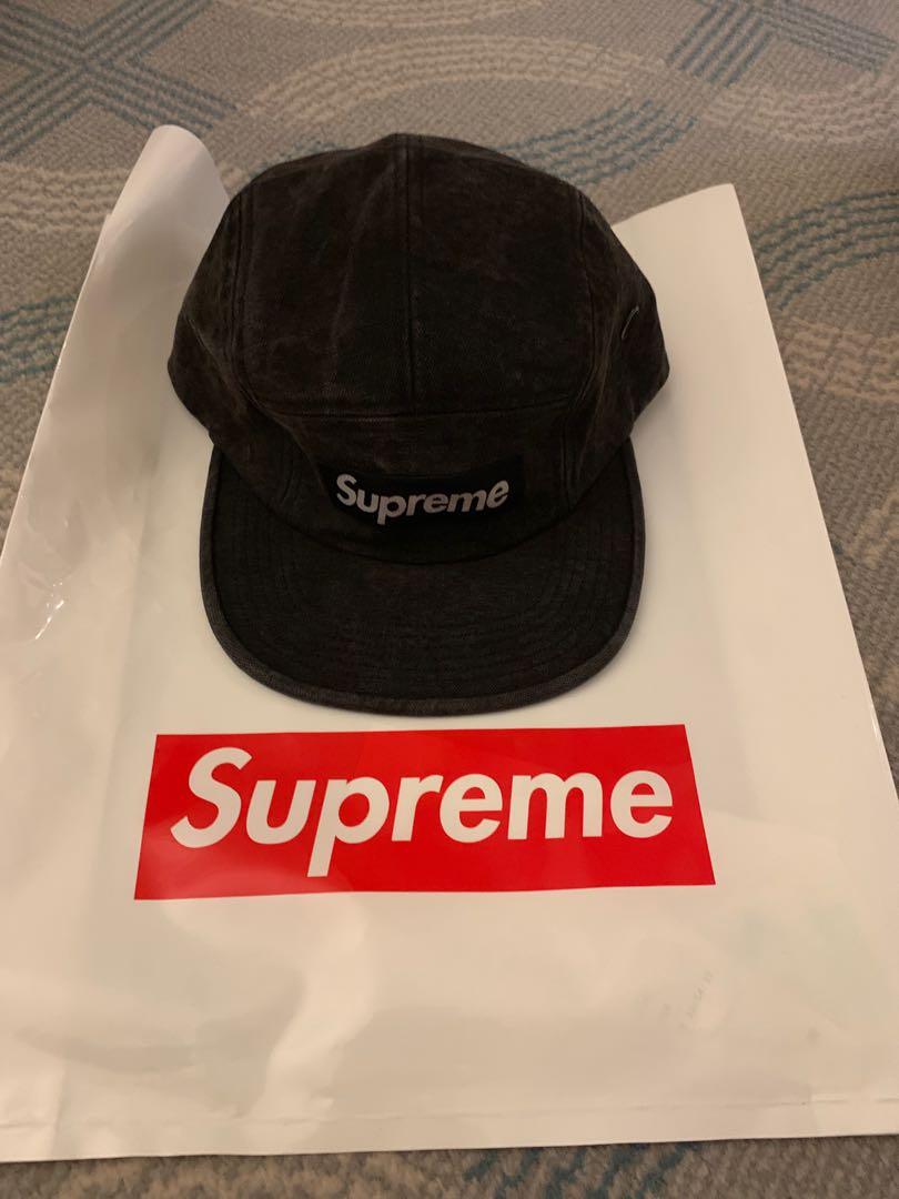 washed canvas camp cap