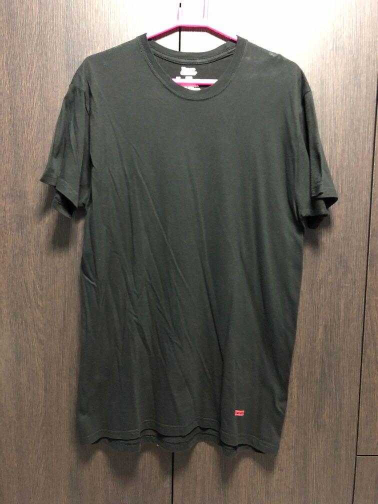 Supreme x top hanes tagless tee
