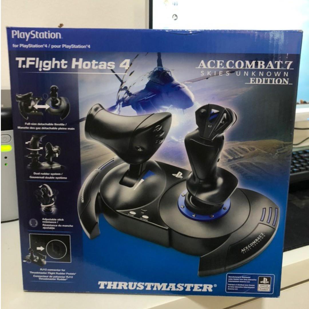 Thrustmaster T Flight Hotas 4 Ace Combat 7 Skies Unknown Limited Edition Flight Stick Joystick Pc Ps4 Toys Games Video Gaming Consoles On Carousell