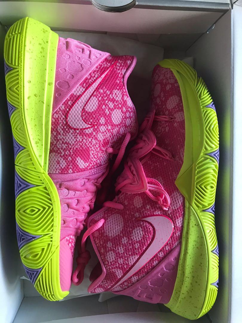 US 8.5 Nike Kyrie 5 Spongebob Patrick DEADSTOCK Men s Fashion Footwear Sneakers on Carousell