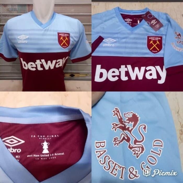 West Ham Home 19 20 Jersey Sports Sports Apparel On Carousell