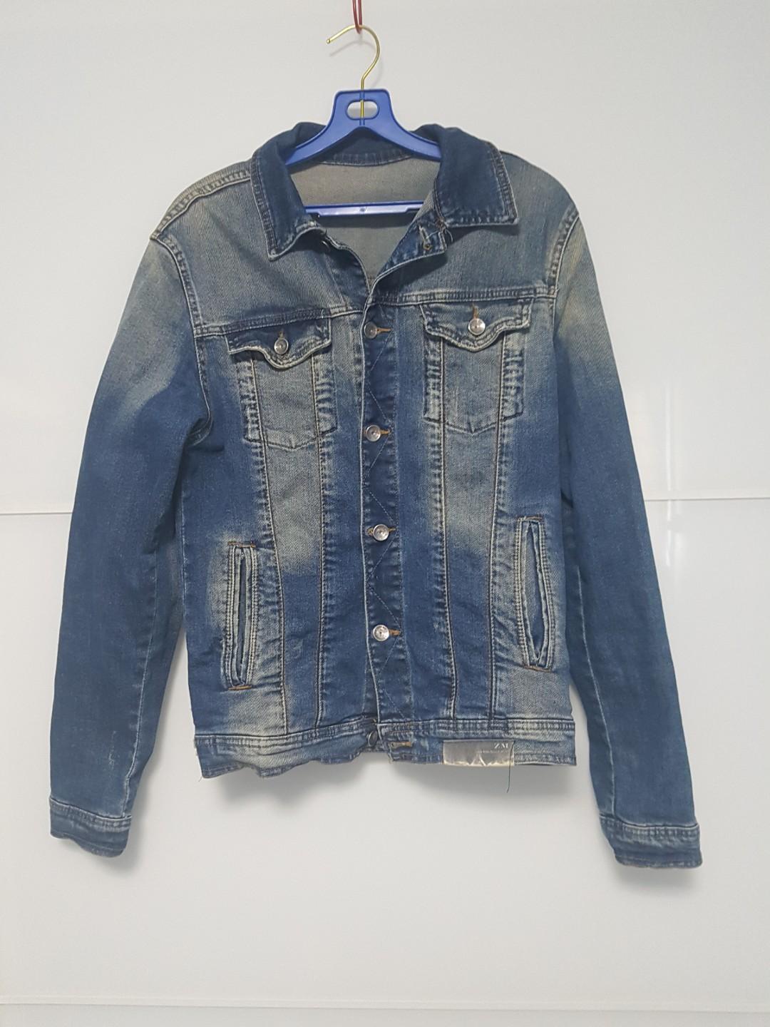 jaket jeans zara man