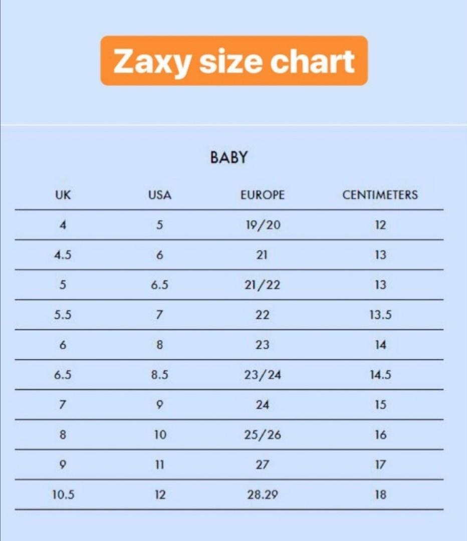 zaxy size 1