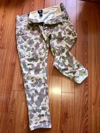 AS IS* STUSSY Camo Painter Jeans