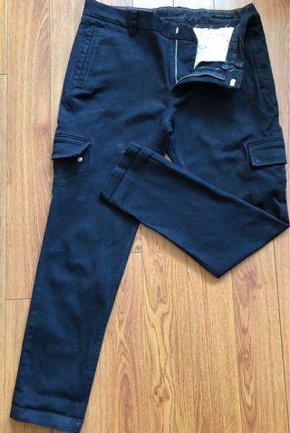 AS IS* ZARA Navy Cargo Pants
