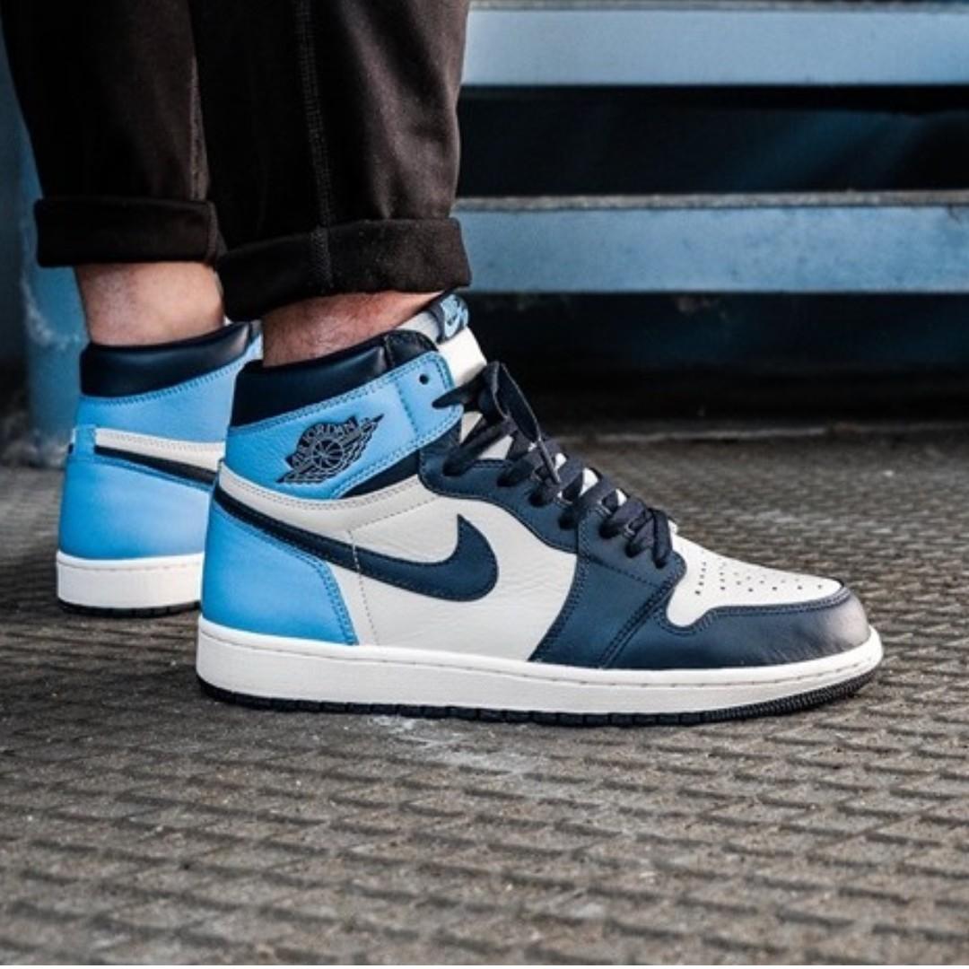 Authentic Nike Air Jordan 1 Obsidian 