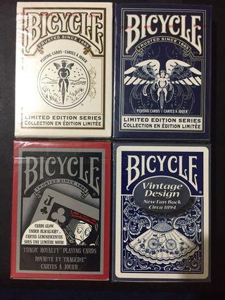 Rare bicycle playing cards