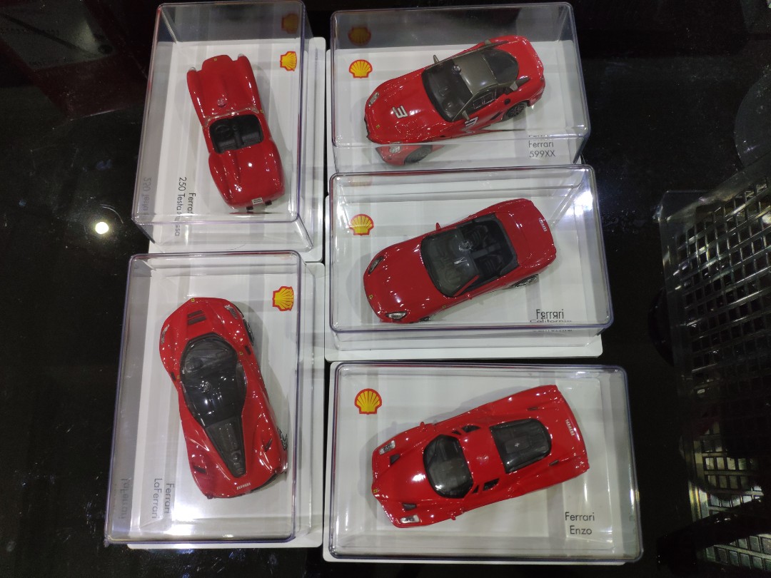 2017 Shell Ferrari Collections Full/Complete Set, Hobbies & Toys, Toys ...