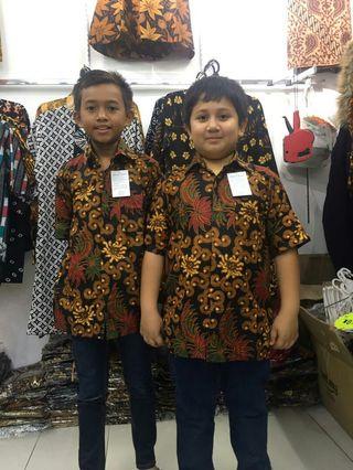 Batik kemeja kanak