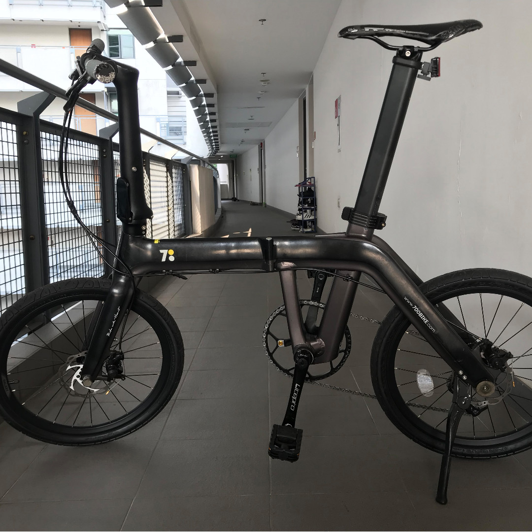 Galaxy top folding bike
