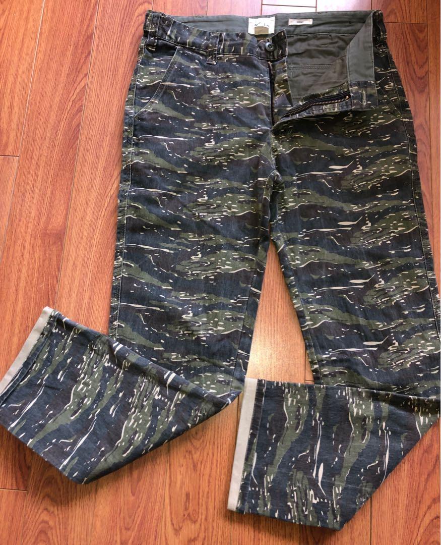 As Is Urbanoutfitters Brand Koto Tiger Camo Pants Men S Fashion