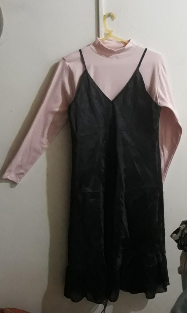 silk sleeve dress