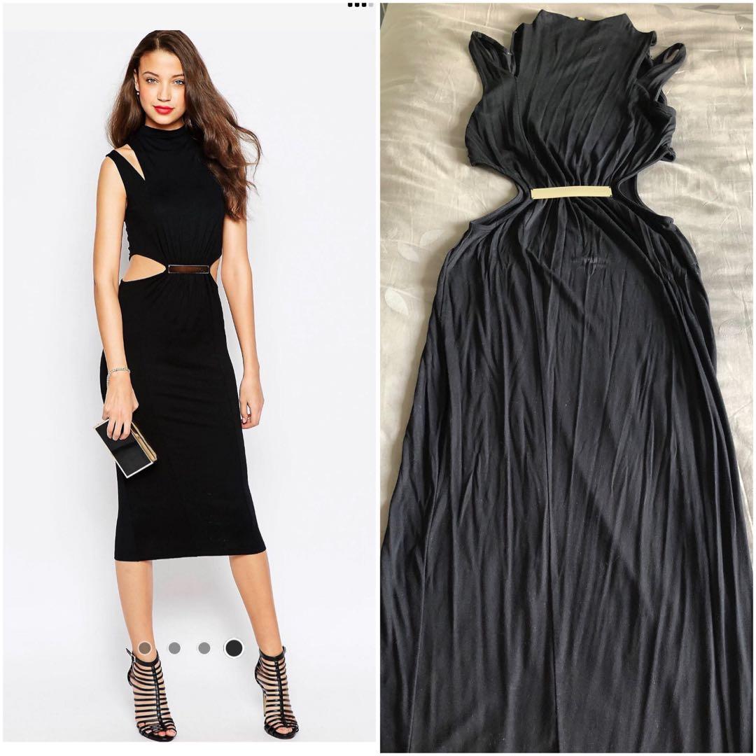 asos cotton midi dress