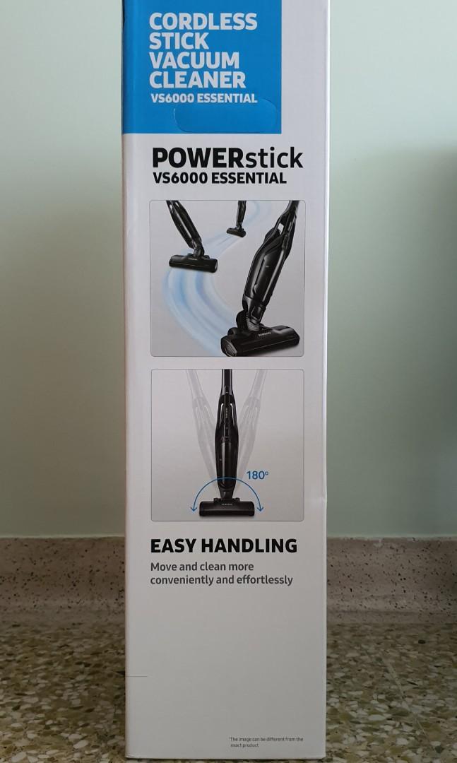 [BNIB] Samsung Powerstick VS6000 Essential Cordless Stick Vacuum Cleaner (Neon Red), TV & Home