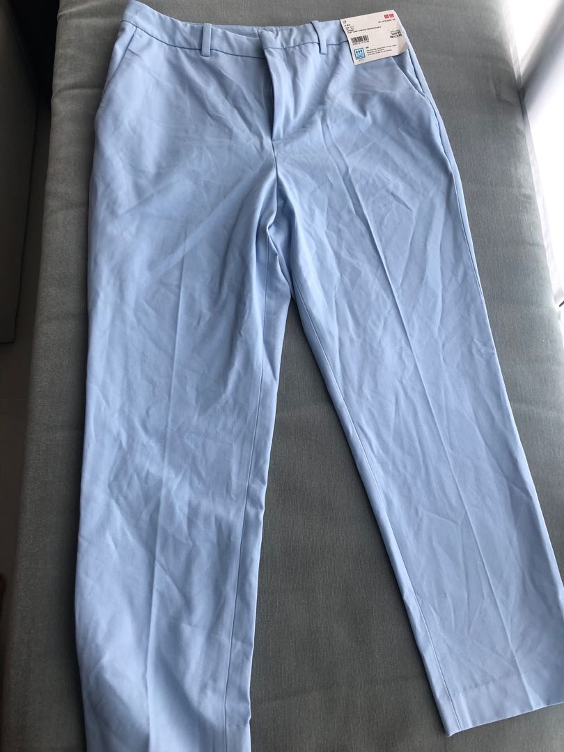 Uniqlo easy care stretch cropped pants outlet