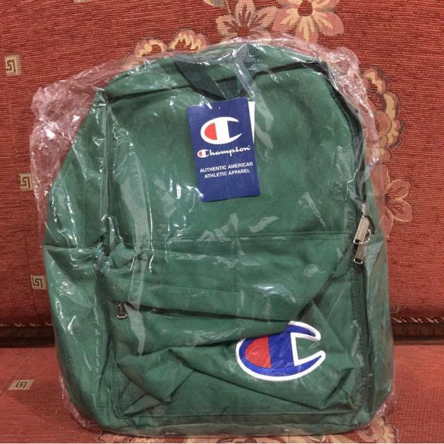 champion backpack green