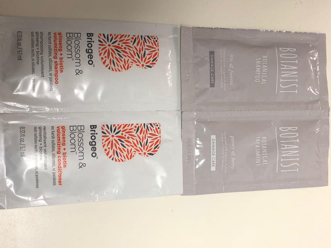 Briogeo Botanist Haircare Samples Health Beauty Hair Care On