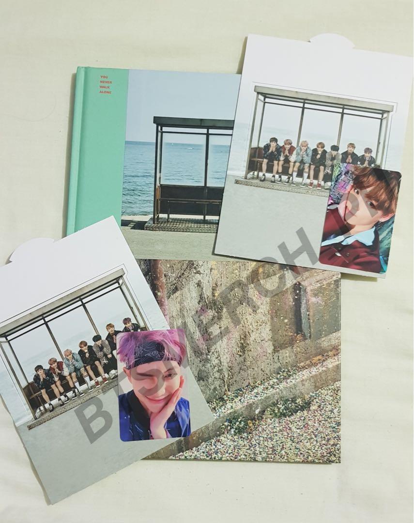 Other Music Memorabilia Music Memorabilia Analiza Mk Poster In Tube Bangtan Boys Bts You Never Walk Alone Left Ver Cd Photocard
