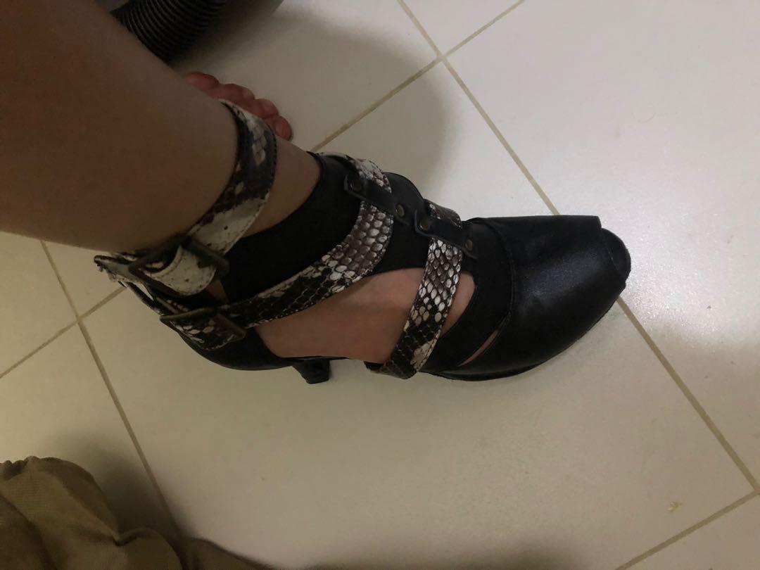 Burju latin dance heels boots, Women's 