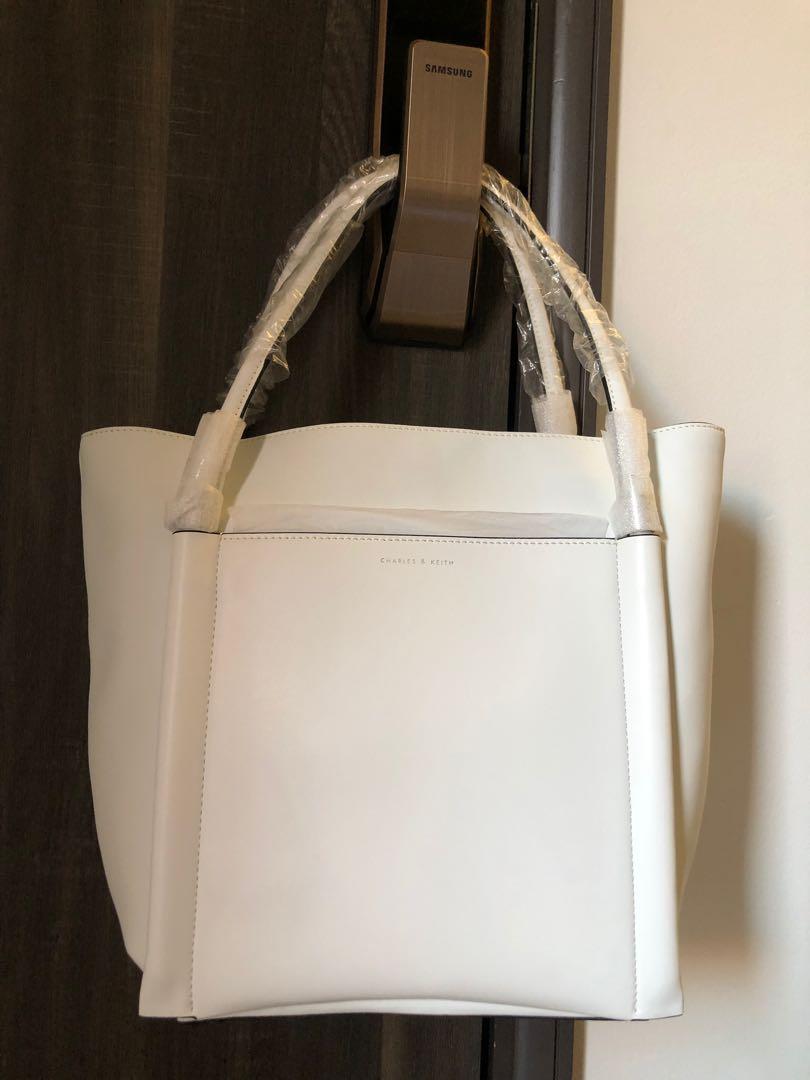 Charles Keith Tote Bag Women S Fashion Bags Wallets Handbags On Carousell