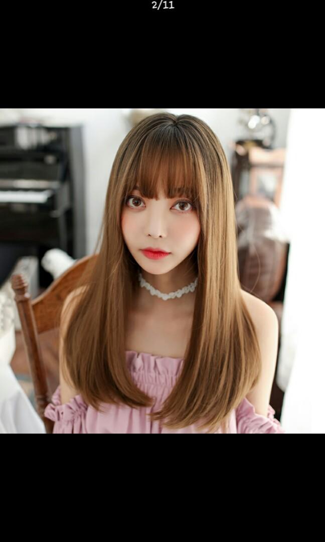 No Instocks Preorder Korean Stylish Air Bangs Middle Length