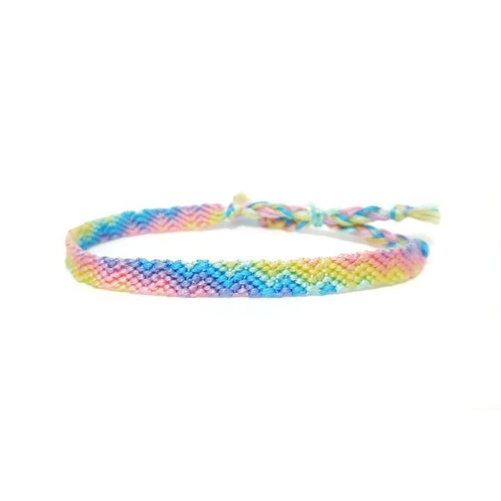 Colourful Zig Zag Friendship Bracelet 019 Women s Fashion