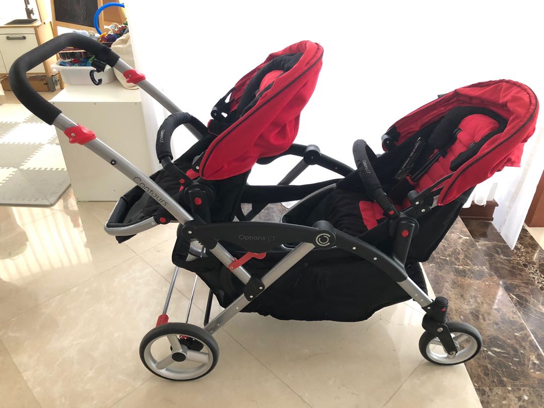 options tandem double stroller