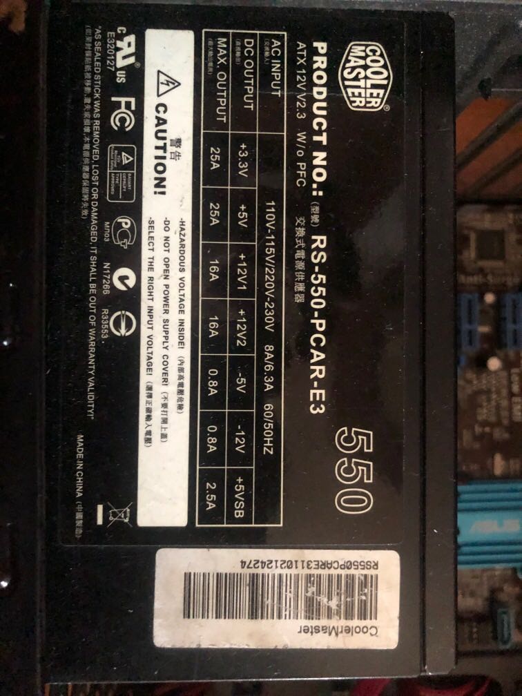Cooler master extreme power plus 550w clearance