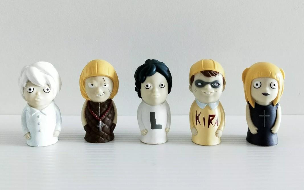 Death Note Nate River, Near Nia Finger Puppets L Kira, Hobbies & Toys, Collectibles