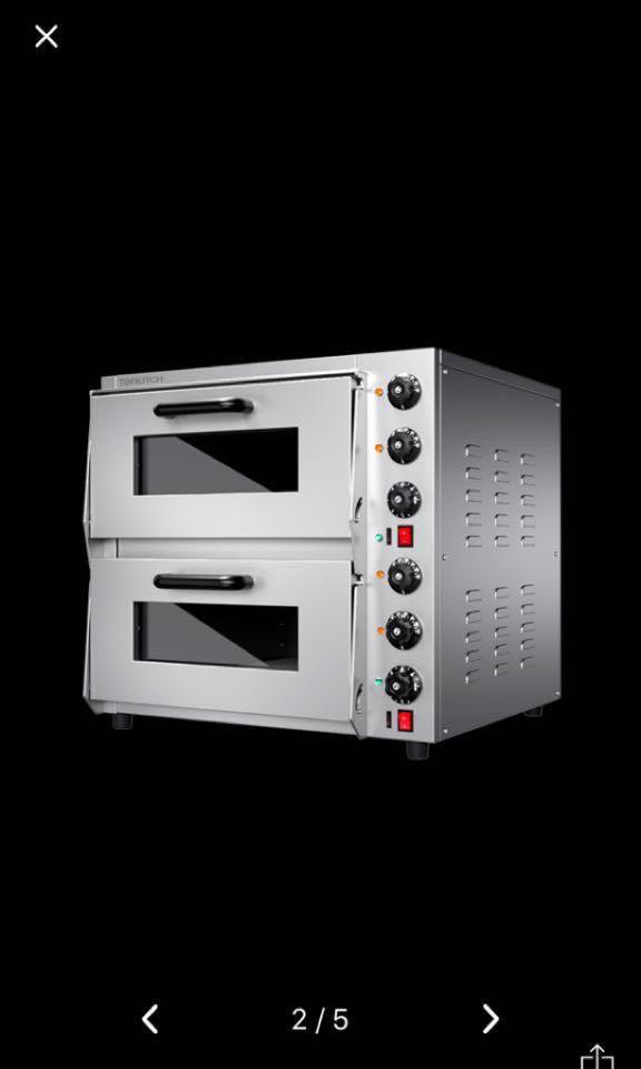 Double deck commercial oven with dual temp timer pizza / grill / bakery, Everything Else on