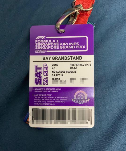 singapore f1 tickets 2019