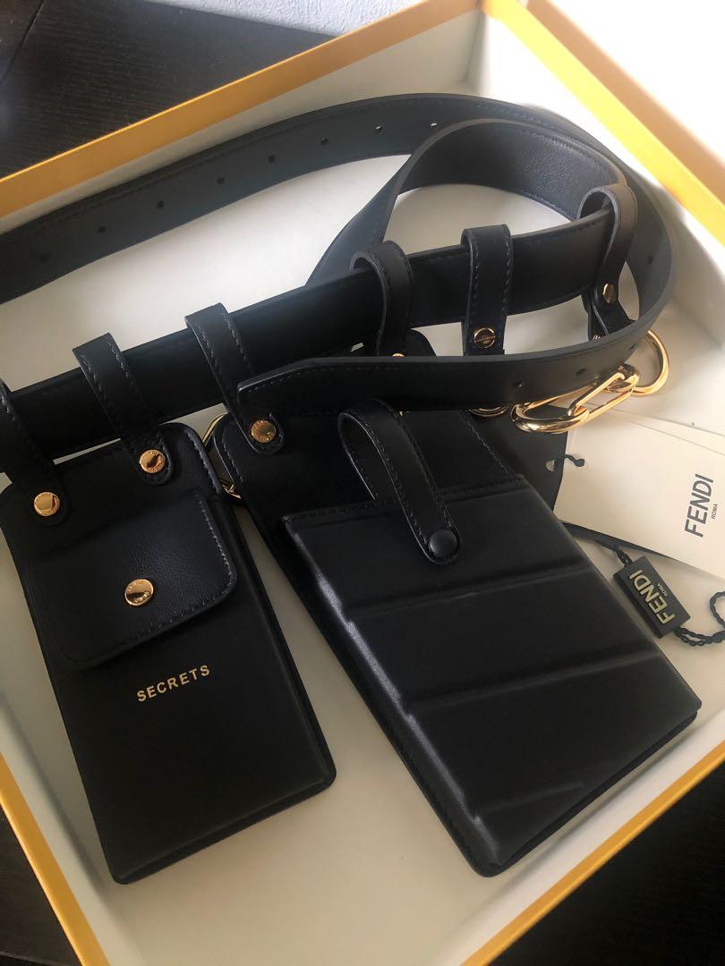 Sellmybags Fendi Black Leather Belt Bag 2019 Luxury Bags