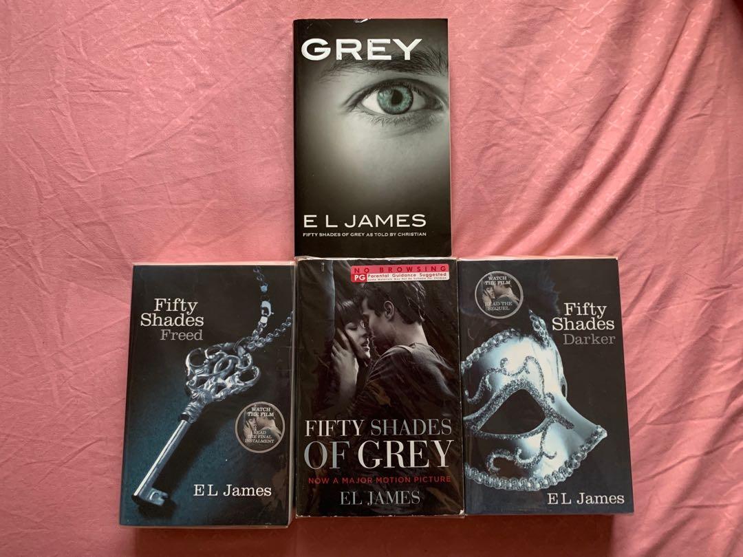 Fifty Shades Of Grey Full Set Books Stationery Fiction On