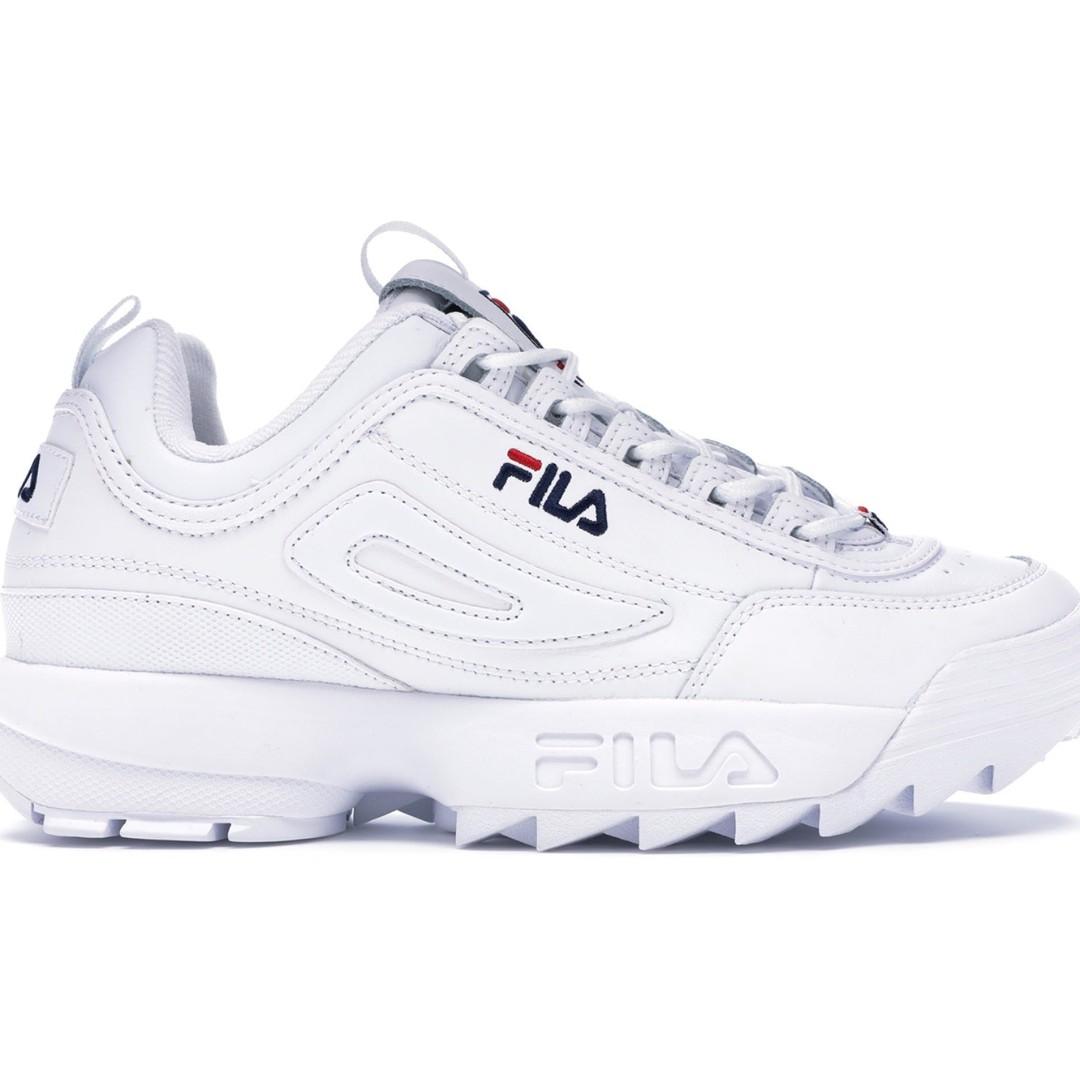 fila white orange