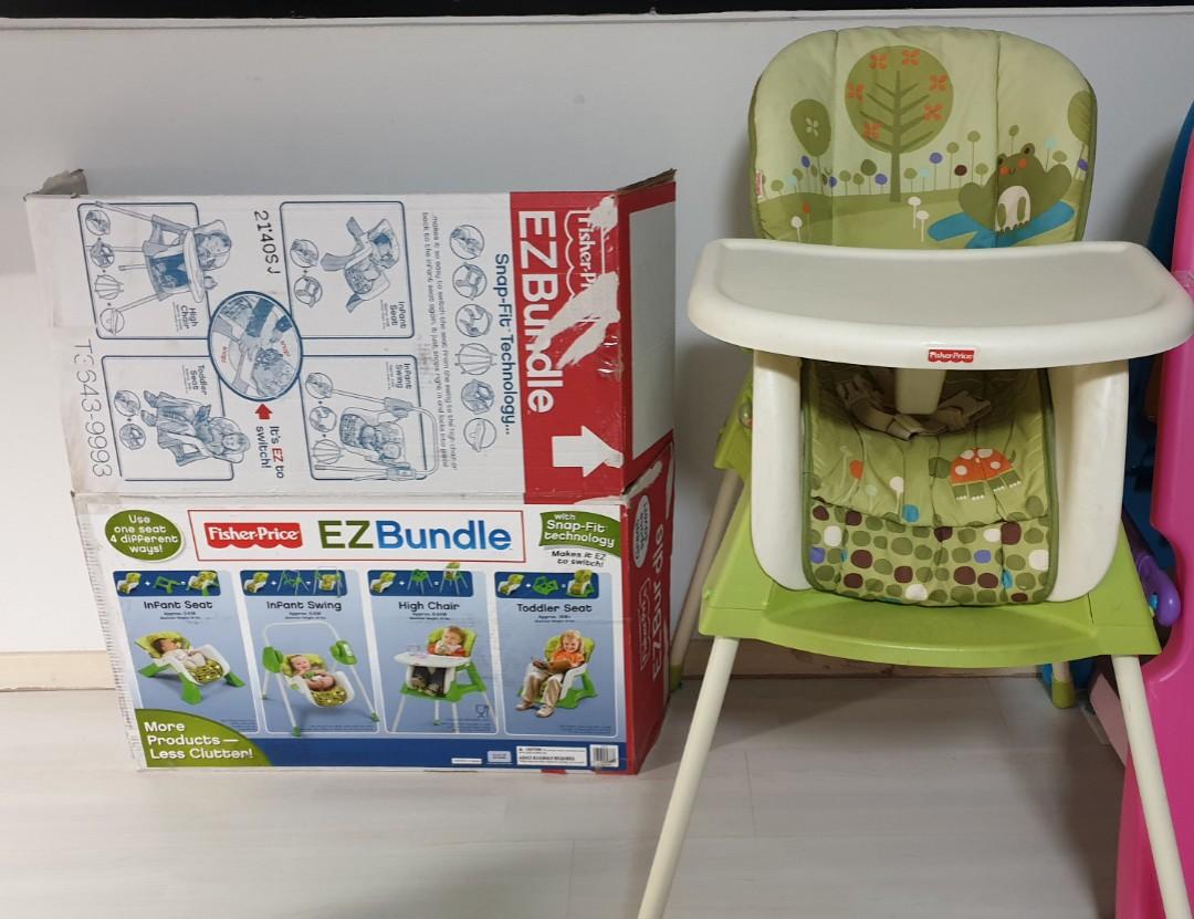 FisherPrice EZ Bundle 4in1 Baby System, Babies & Kids, Infant