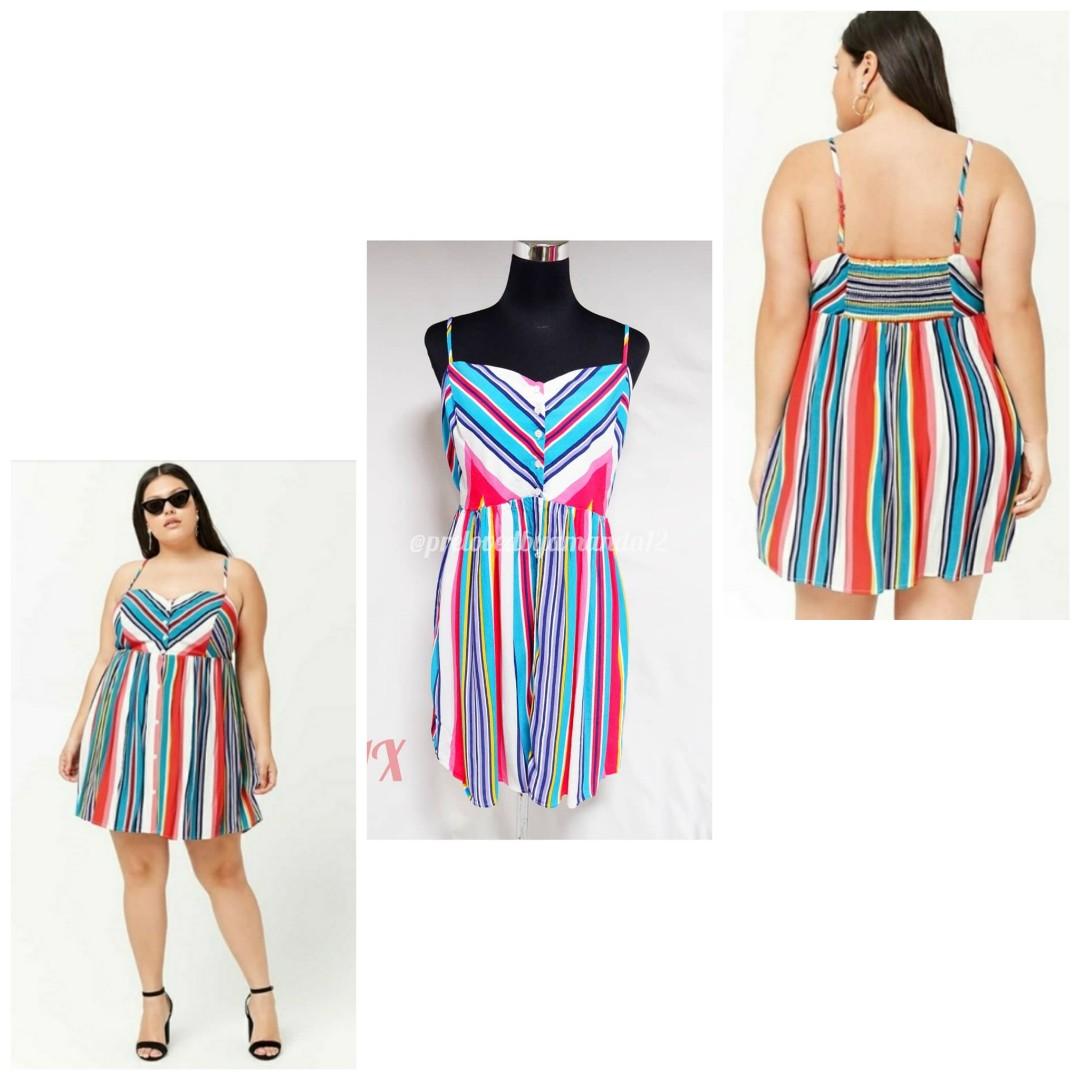 forever 21 rainbow dress