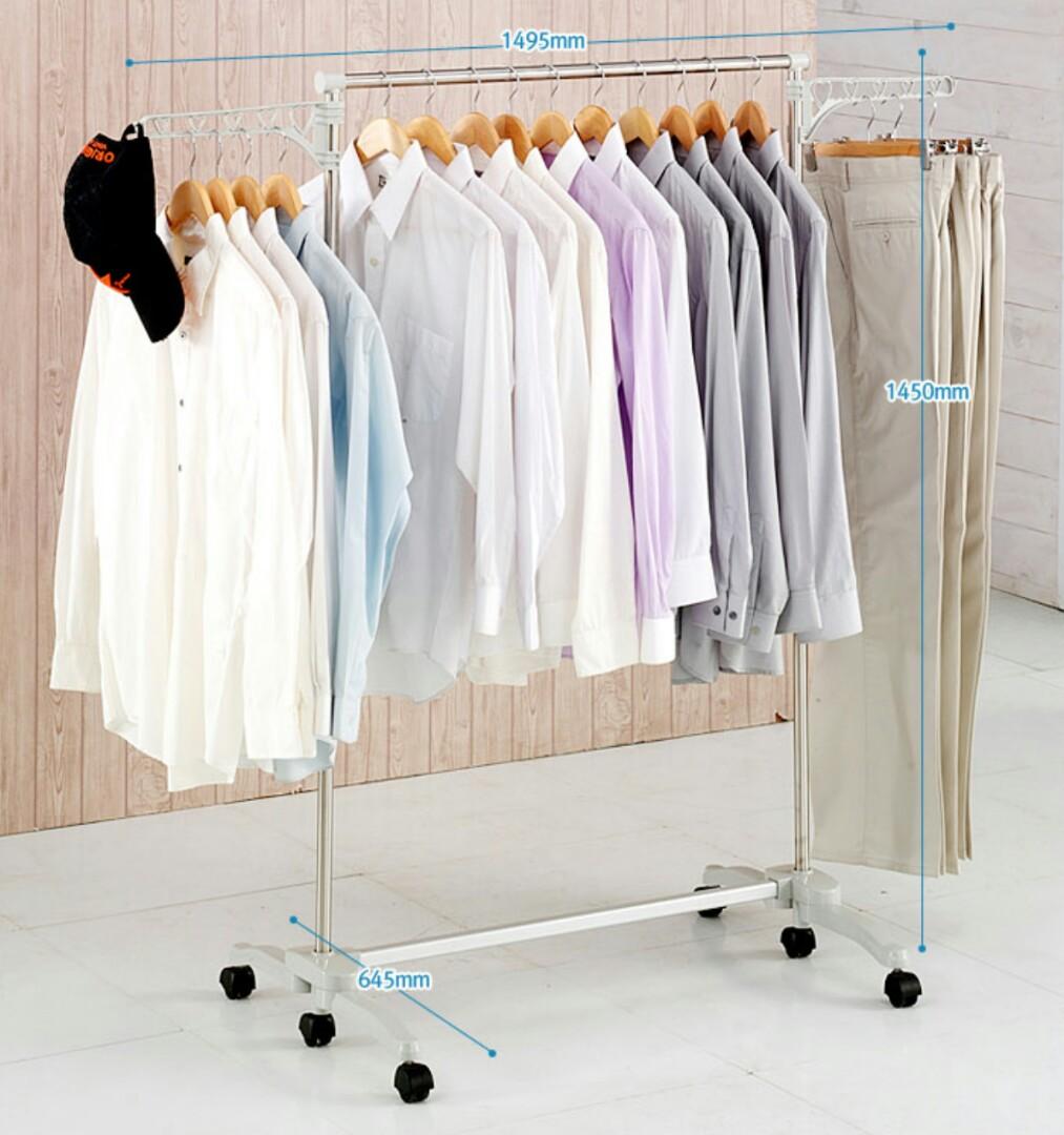 Free Delivery Clothes Hanger Rack Furniture Shelves