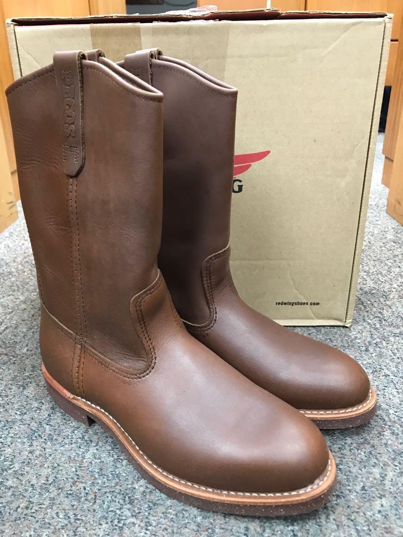 red wing pecos boots 8187