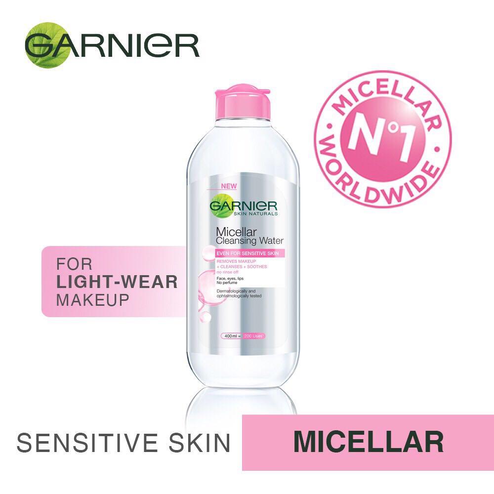 garnier micellar water pink 400ml