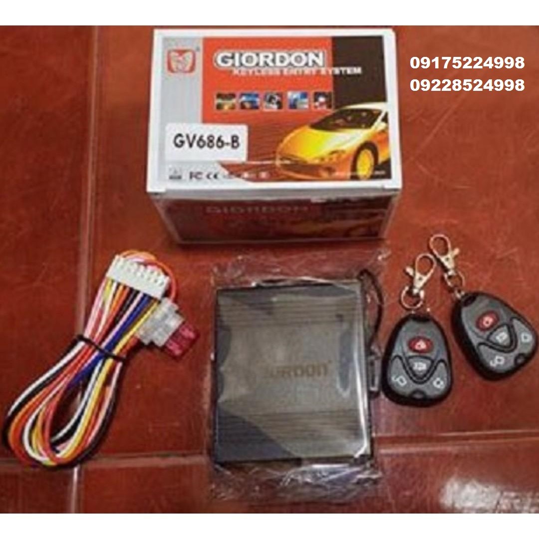 Giordon keyless entry hot sale system