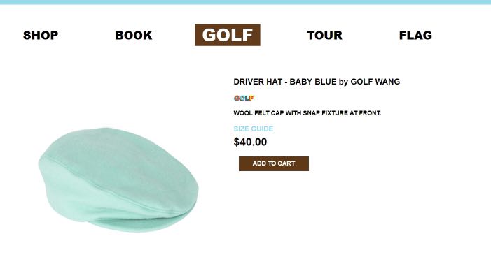 Golf wang sale driver hat