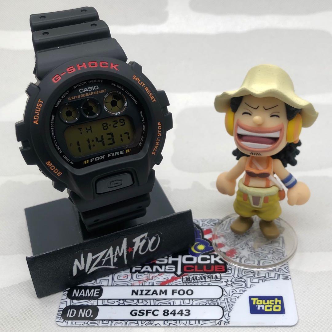 G Shock Dw 6900b 9 Fox Fire Men S Fashion Watches On Carousell