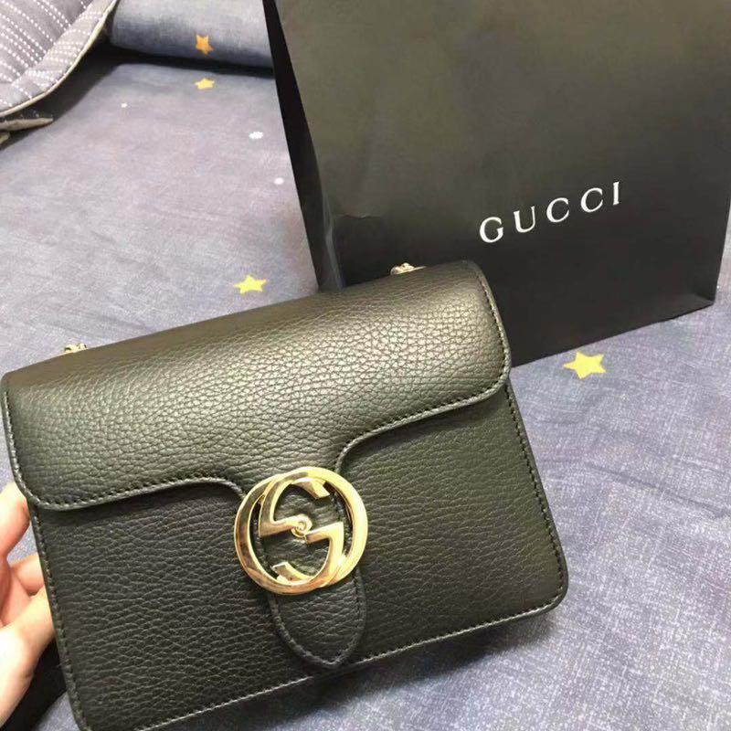 降價求售保證正品 Gucci 斜背包風琴包鍊包 名牌精品 精品包包在旋轉拍賣