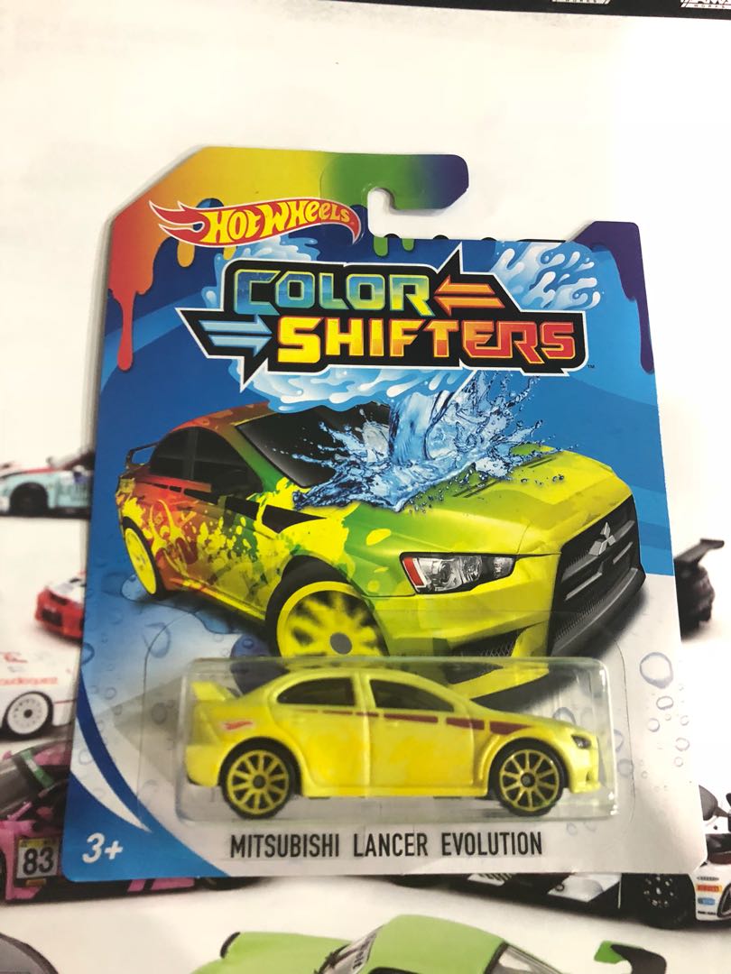 Hot wheels mitsubishi lancer evolution x color clearance shifters