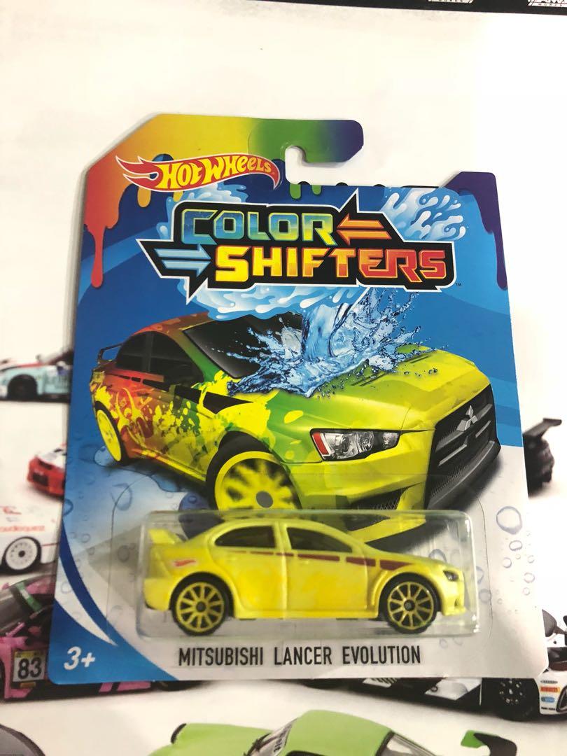 Hot wheels color sales shifters mitsubishi lancer evolution