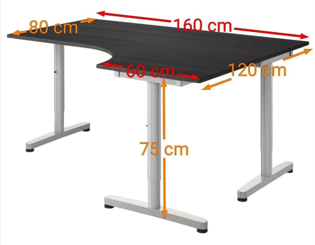 Big L Shaped Office Desk Furniture Tables Chairs On Carousell