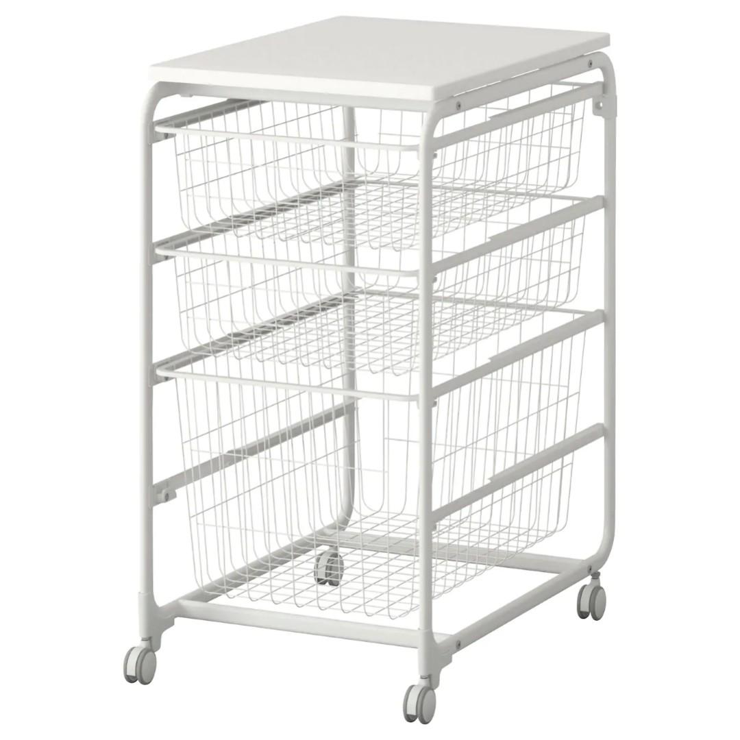 Ikea Laundry Basket Drawer Algot Dresser Furniture Shelves