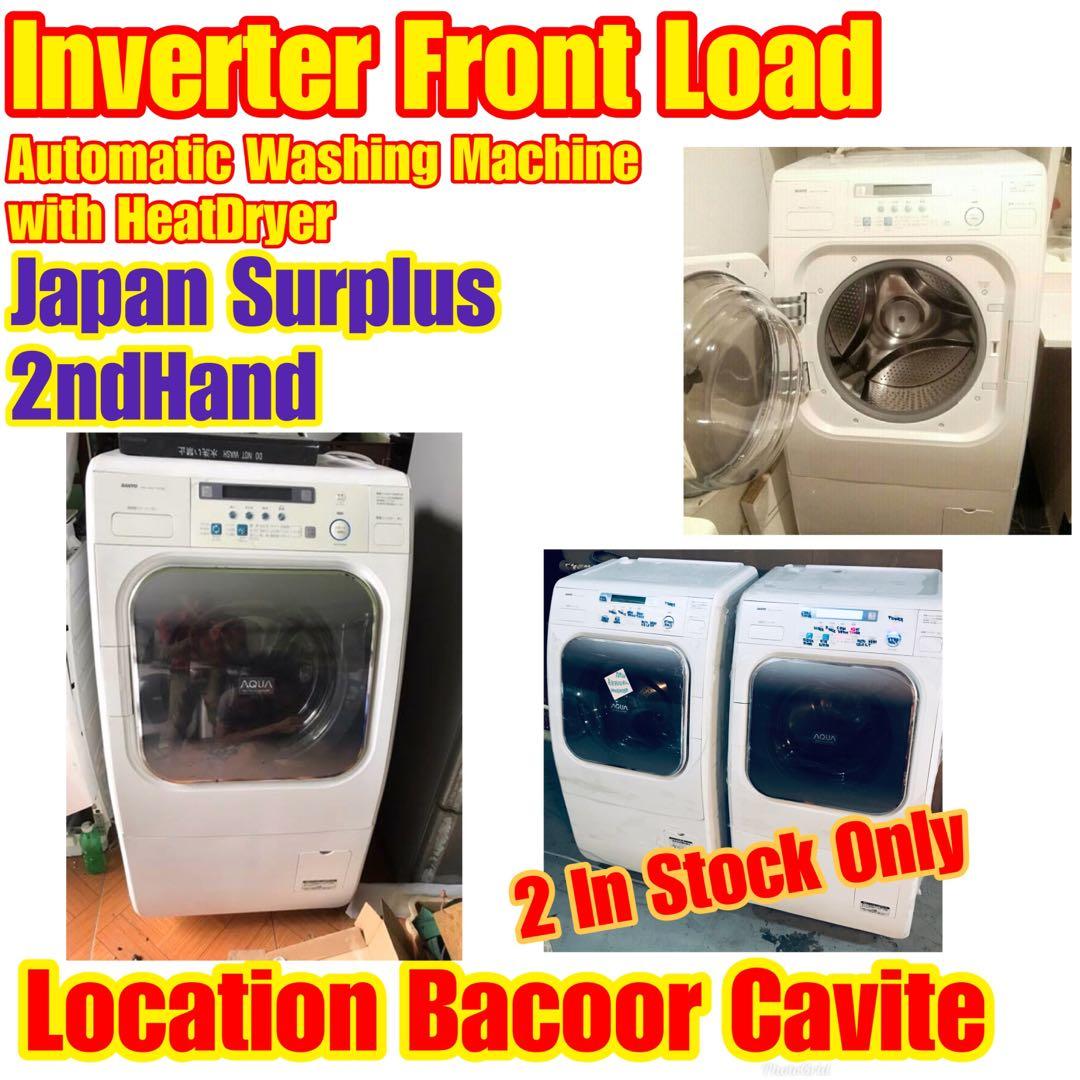 Inverter Front Load Automatic Washing Machine with HeatDryer, TV & Home